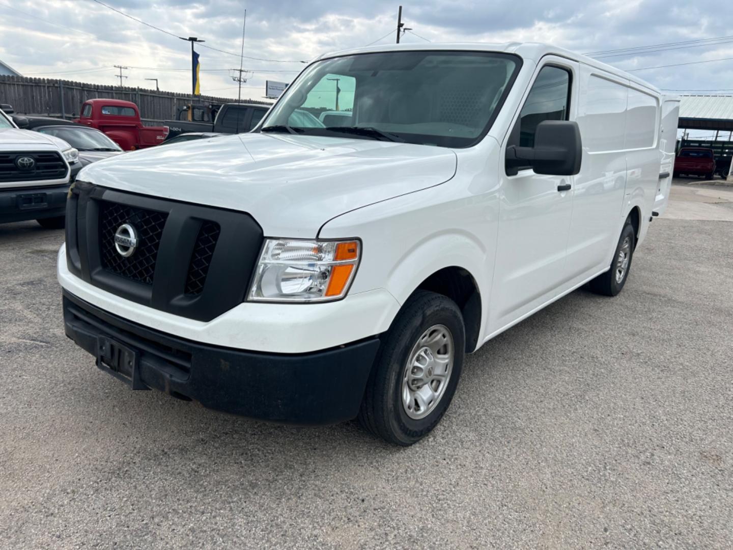 2018 White Nissan NV Cargo (1N6BF0KM6JN) with an 4.0L V6 F DOHC 24V engine, Automatic transmission, located at 1687 Business 35 S, New Braunfels, TX, 78130, (830) 625-7159, 29.655487, -98.051491 - Photo#0